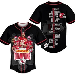 Chiefs 6X AFC Champions Legacy Baseball Jersey