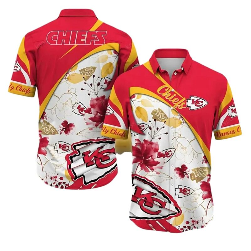 Chiefs Floral Fusion Bold Hawaiian Shirt