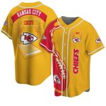 Chiefs Pride Classic Yellow Baseball Jersey