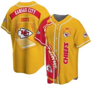 Chiefs Pride Classic Yellow Baseball Jersey