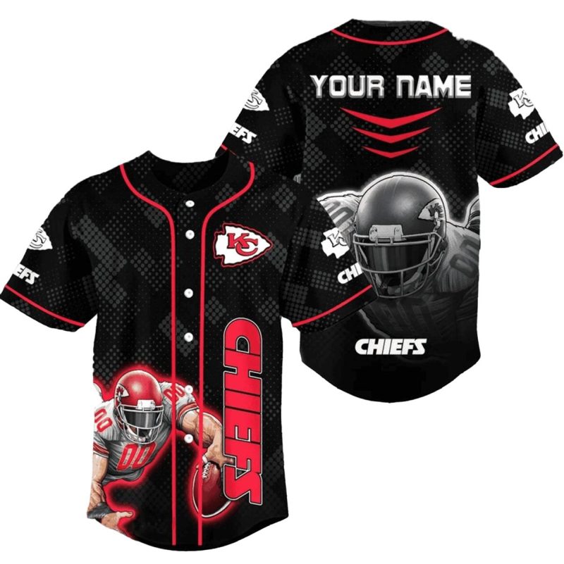 Chiefs Tribal Spirit Black Personalized Baseball Jersey 1536X1536 1