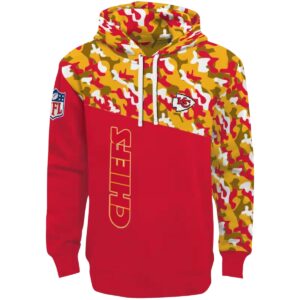 custom kansas city chiefs camo pattern red hoodie best selling 1.jpg