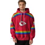 custom kansas city chiefs rainbow stripes red hoodie latest model.jpg