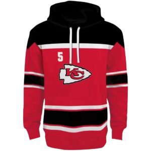 custom kansas city chiefs striped pattern red hoodie best selling.jpg