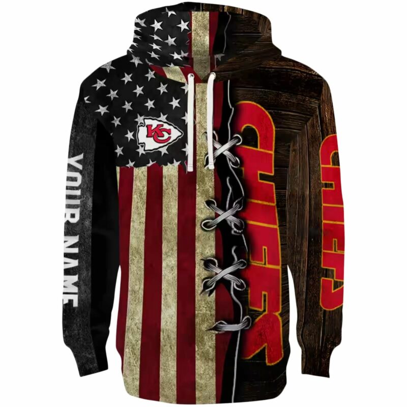 Customized Kansas City Chiefs American Pride Hoodie Best Selling 1.Jpg