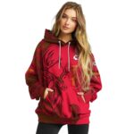 customized kansas city chiefs deer silhouette red hoodie high quality.jpg