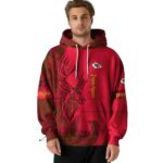 customized kansas city chiefs deer silhouette red hoodie latest model.jpg