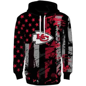 customized kansas city chiefs distressed flag red black hoodie best selling.jpg