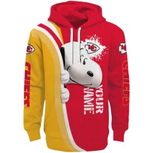 customized kansas city chiefs peeking snoopy red hoodie best selling 1.jpg
