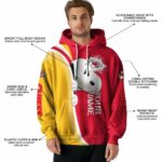customized kansas city chiefs peeking snoopy red hoodie latest model 1.jpg