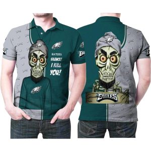 Philadelphia Eagles Haters Silence I Kill You AOP T-Shirt