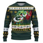Green Bay Packers Grinch Hand Funny Christmas Gift Ugly Sweater