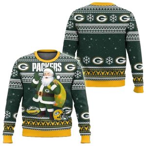 Green Bay Packers Santa Claus OK Ugly Sweater