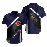 harp Stripes Chicago Bears Sleek Hawaiian Shirt