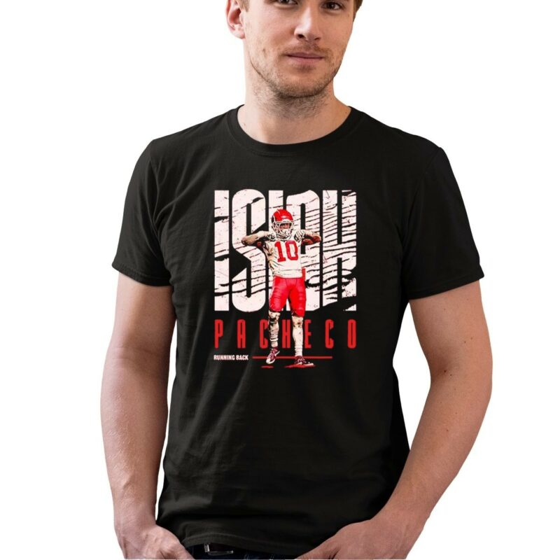 Isiah Pacheco 10 Running Back Kansas City Chiefs Signature 0 T Shirt.jpg