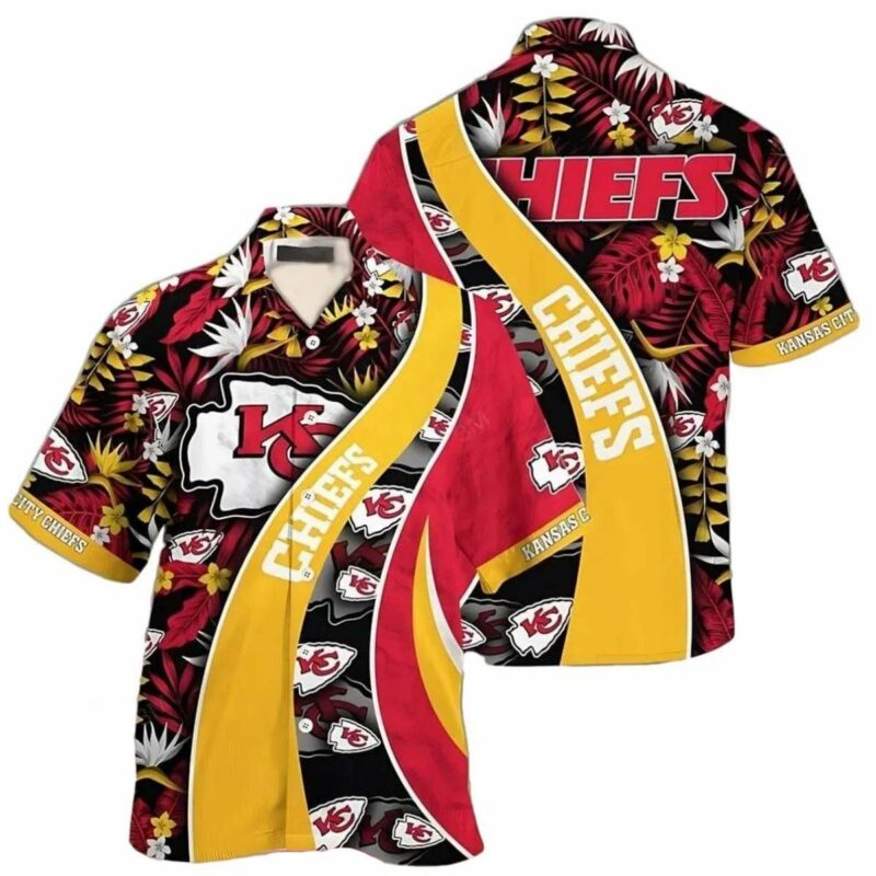 Island Chiefs Black And Yellow Hawaiian Shirt