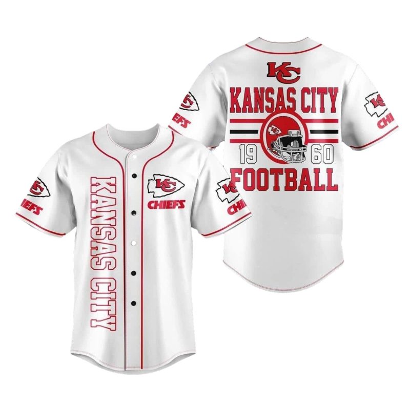 Kansas City Chiefs 19 60 Football Baseball Jersey