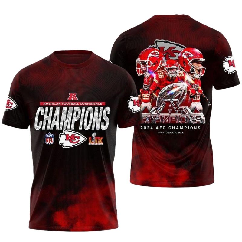 Kansas City Chiefs 2024 Afc Champions Shirt
