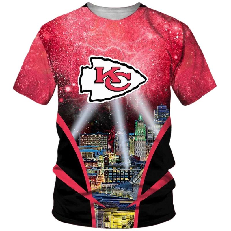 Kansas City Chiefs All Over Print 3D Mens And Womens T Shirts Sizes S 5Xl Th1525 Sk4 Os5Bc