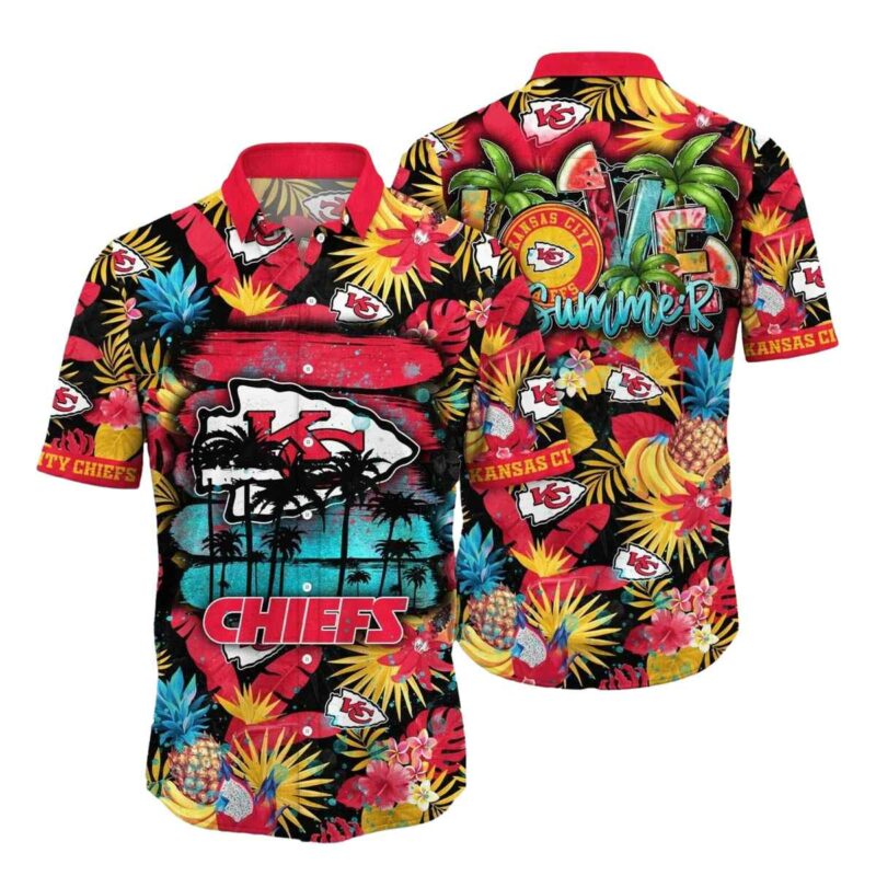 Kansas City Chiefs Aloha Beach Vacation Flower Hawaiian Shirt 1536X1536 1