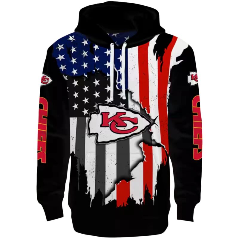 Kansas City Chiefs American Pride Black Hoodie Best Selling.jpg