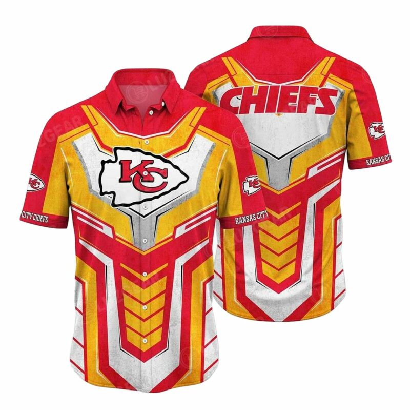 Kansas City Chiefs Armor Suit Hawaiian Shirt
