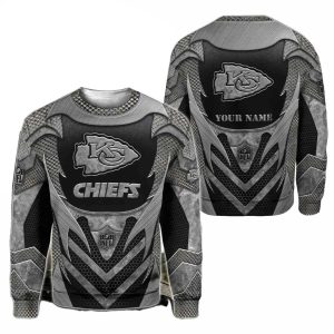 Personalized Kansas City Chiefs Armored Knight AOP Sweatshirt