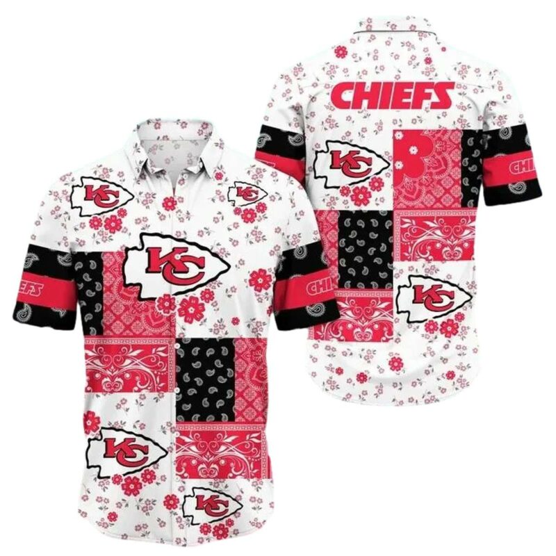 Kansas City Chiefs Bandana Bliss Hawaiian Shirt
