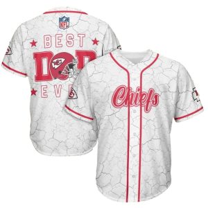 Kansas City Chiefs Best Dad Ever Baseball Jersey