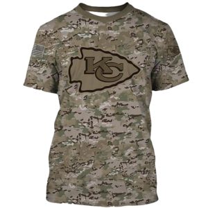 Kansas City Chiefs Camo AOP Shirt
