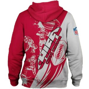 kansas city chiefs cartoon player cute red and white hoodie back.jpg