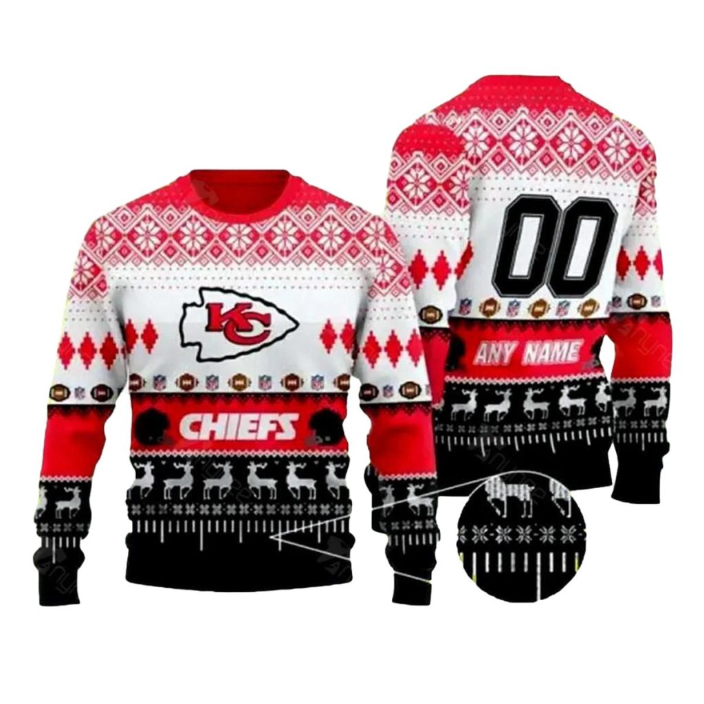 Kansas City Chiefs Championship Spirit Ugly Christmas Sweater