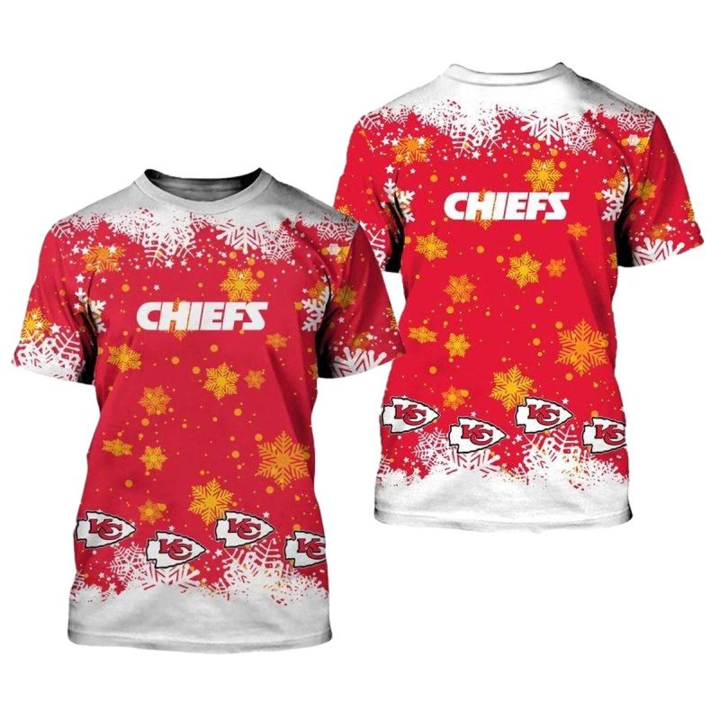Kansas City Chiefs Christmas Pattern Limited Edition Unisex T Shirts Nla0342106 7Nih3