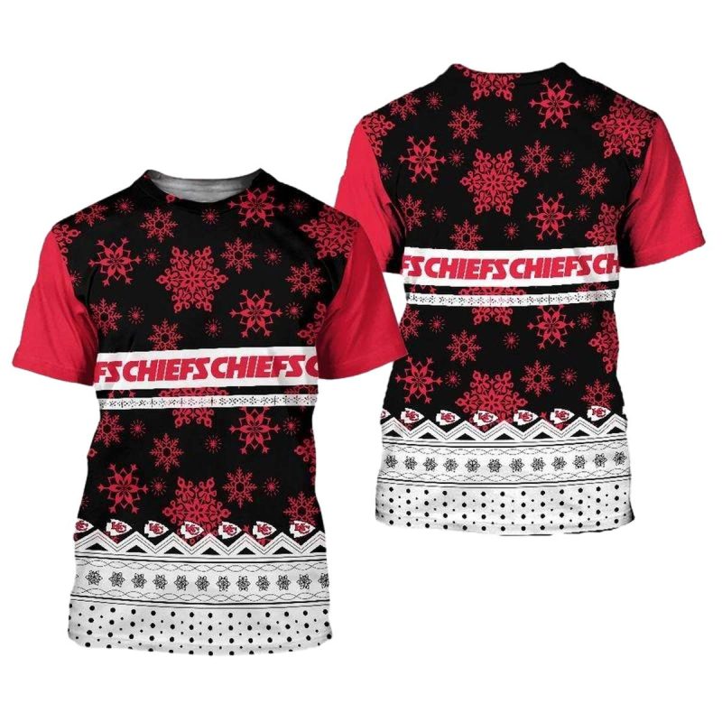 Kansas City Chiefs Christmas Pattern Limited Edition Unisex T Shirts Nla0378106 Zcrdw