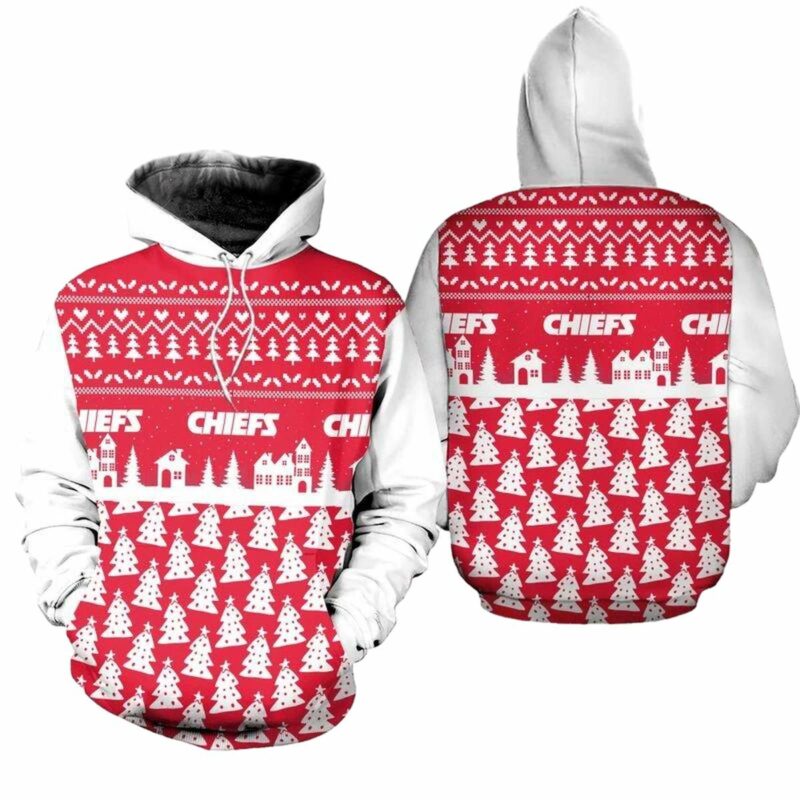 Kansas City Chiefs Christmas Pattern Pine Hoodie Zip Up Hoodie Nla039010 30Zj3.Jpg