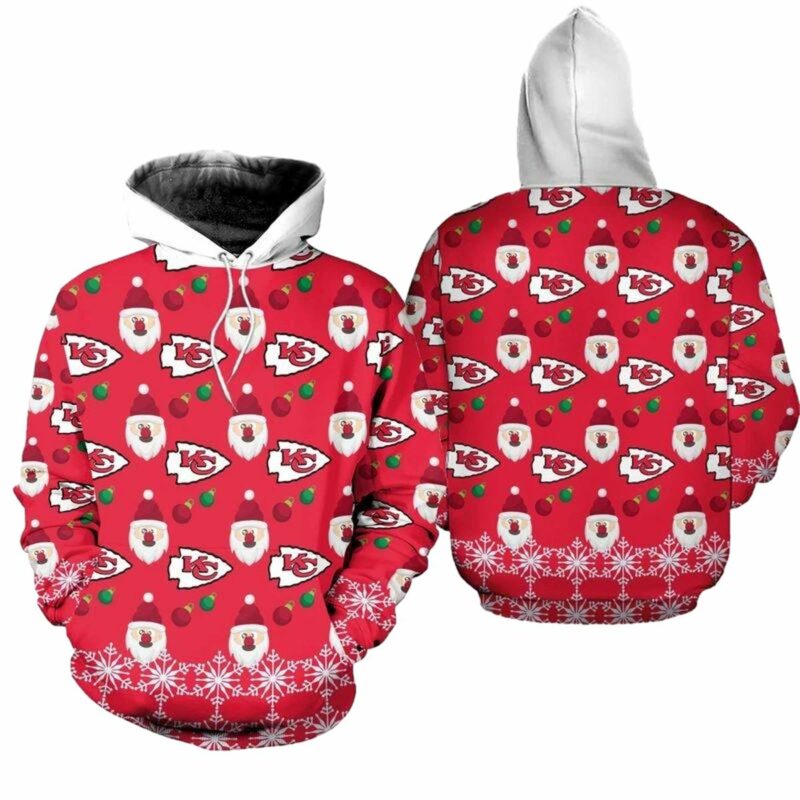 Kansas City Chiefs Christmas Pattern Santa Clause Hoodie Zip Up Hoodie Nla033710 Iun1S.jpg