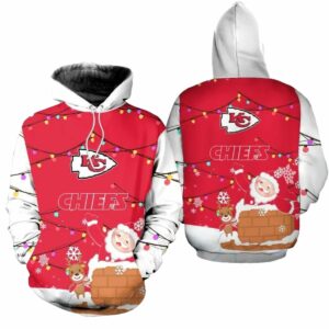 kansas city chiefs christmas pattern snowman hoodie zip up hoodie nla039610 akado.jpg