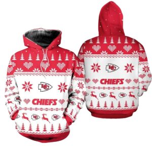 kansas city chiefs christmas patterns all over print hoodie.jpg