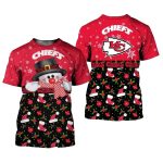 Kansas City Chiefs Christmas Snowman Aop Shirt