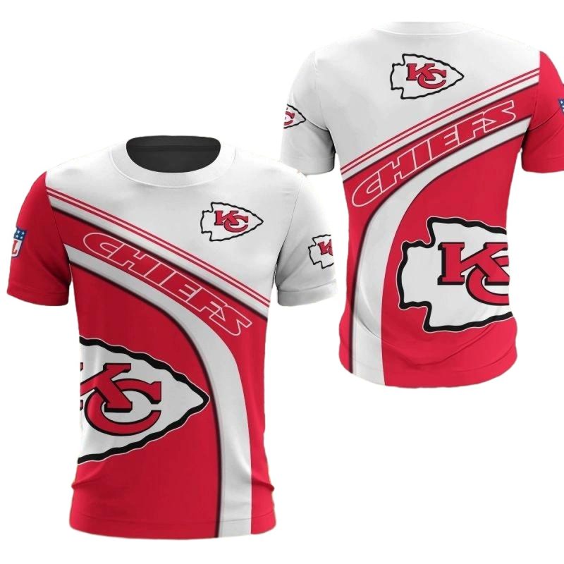 Kansas City Chiefs Classic Stripe 3D Shirt