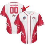 Personalized Kansas City Chiefs Classic White Red Baseball Jersey