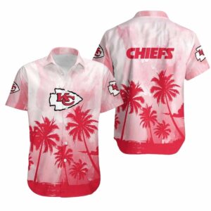 Kansas City Chiefs Graphic Hawaiian Shirt – Unisex Summer Aloha Tee