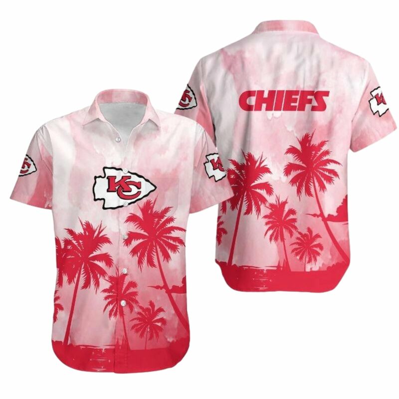 Kansas City Chiefs Coconut Trees Hawaiian Shirt Summer Nla00561026244543 6Qzfc