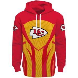 kansas city chiefs concentric lines red black hoodie best selling.jpg
