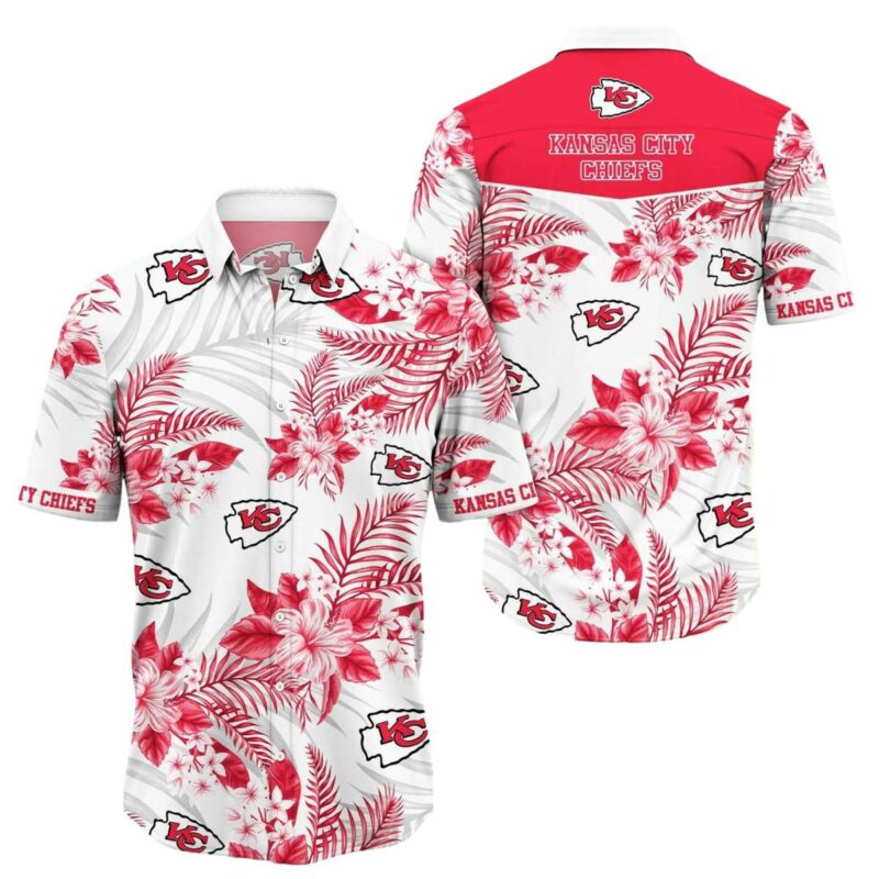Kansas City Chiefs Crimson Blossom Hawaiian Shirt 1536X1536 1