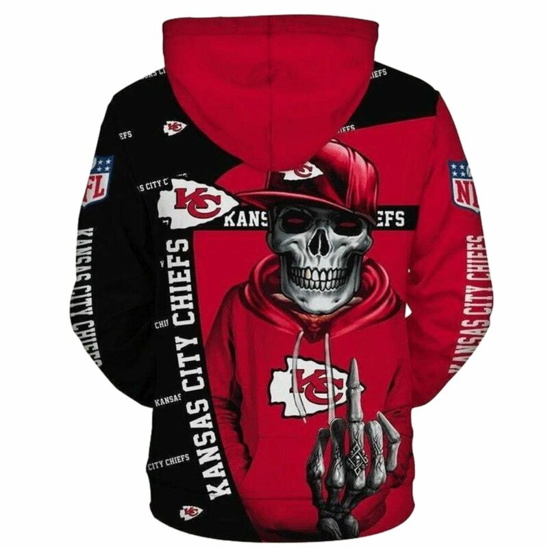 Kansas City Chiefs Cute Death Black And Red Hoodie Back.jpg