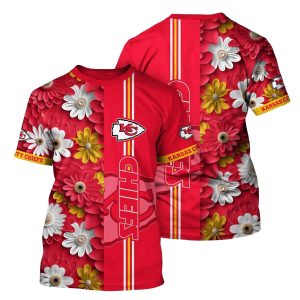 Kansas City Chiefs Daisy Delight AOP Shirt