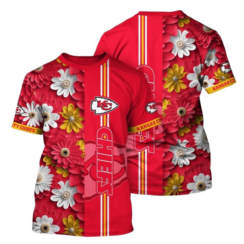Kansas City Chiefs Daisy Delight 3D Shirt 1536X1536 1