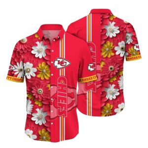 Kansas City Chiefs Graphic Hawaiian Shirt – Unisex Aloha Tee