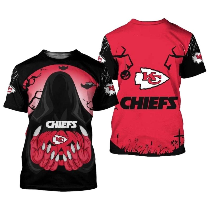 Kansas City Chiefs Death Halloween Limited Edition Unisex T Shirts Nla0243106 0W750